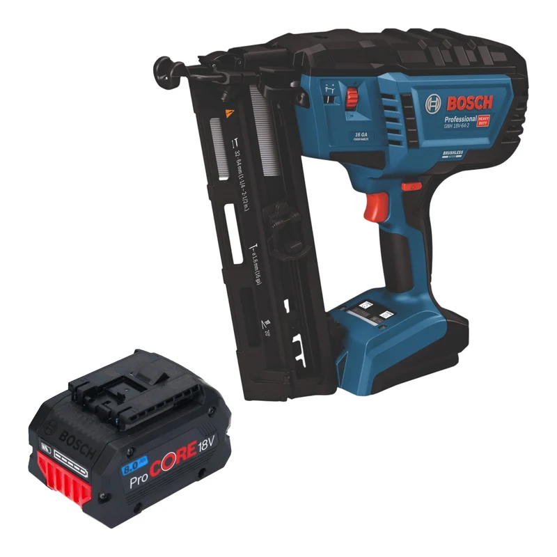 Bosch GNH 18V-64-2 Professional Akku Holznagler 18 V 1,6 x 32 - 64 mm Brushless + 1x ProCORE Akku 8,0 Ah - ohne Ladegerät