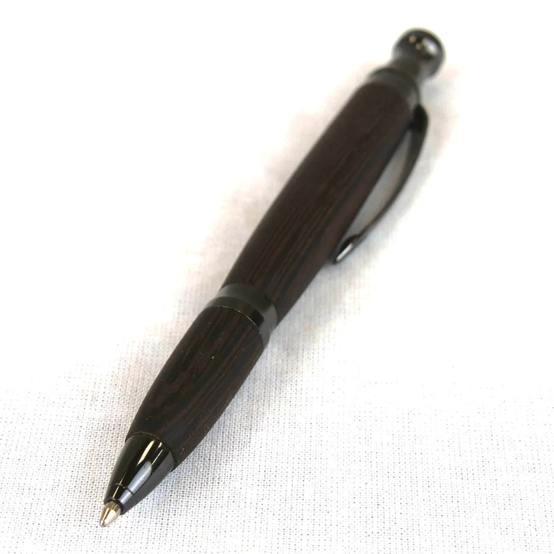 Bausatz - Drehkugelschreiber "Bologna" Schwarz Metallic