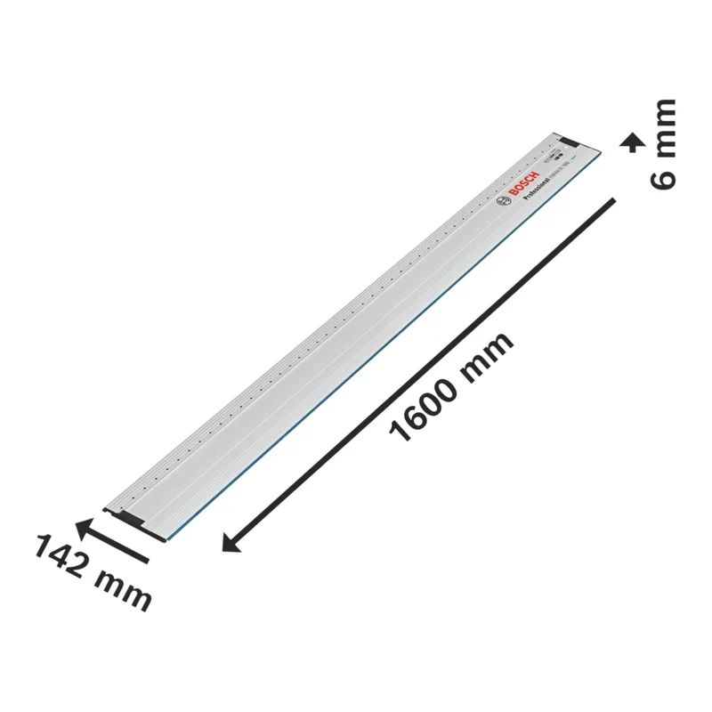 Bosch FSN RA 32 1600 Professional Führungsschiene 1600 mm ( 1600Z0003W ) mit Lochraster
