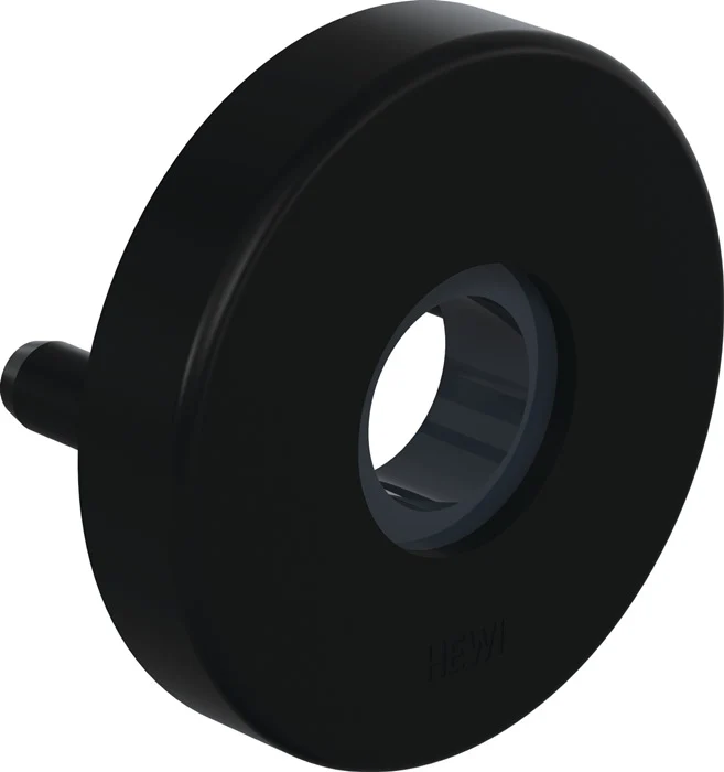 HEWI Drückerrosette 305.21PBR D.21mm,Ed.matt,tiefschwz,KN+LN,TS38,1 ( 8000646476 )