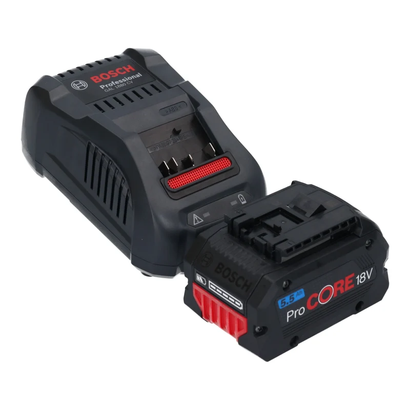 Bosch GWS 18V-11 PS Akku Winkelschleifer 18 V 125 mm Brushless + 1x ProCORE Akku 5,5 Ah + Ladegerät