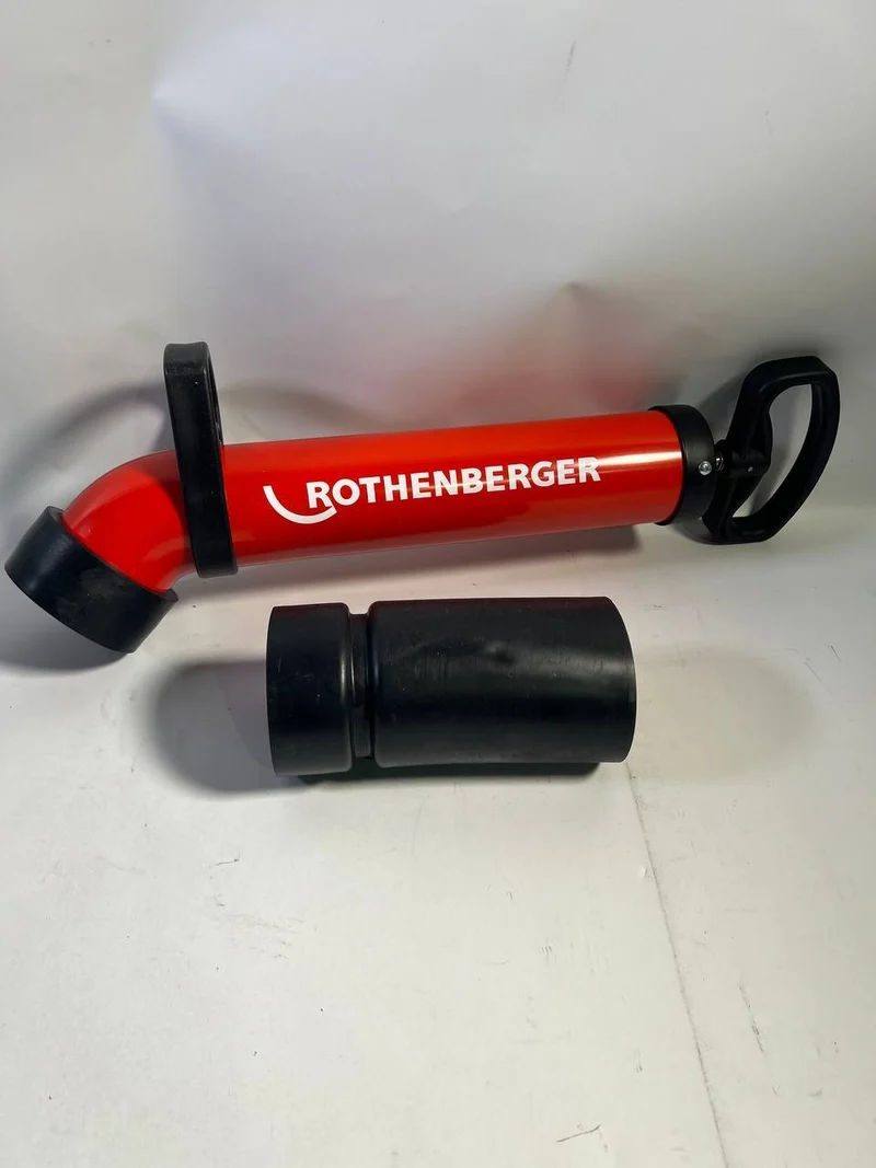 Rothenberger ROPUMP Super Plus + Adapter k+l ( 072070X ) Saugdruck Rohrreiniger Handpumpe - Leicht Gebraucht