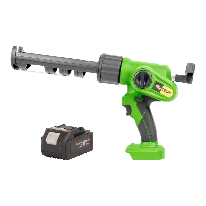 Procraft PC20bb Akku Kartuschenpistole 20 V 2000 N 280 - 310 ml + 1x Akku 4,0 Ah - ohne Ladegerät