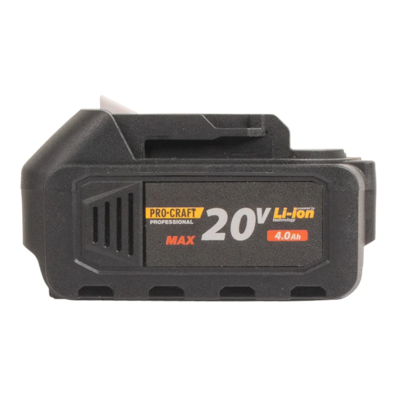 Procraft PC20bb Akku Kartuschenpistole 20 V 2000 N 280 - 310 ml + 1x Akku 4,0 Ah - ohne Ladegerät