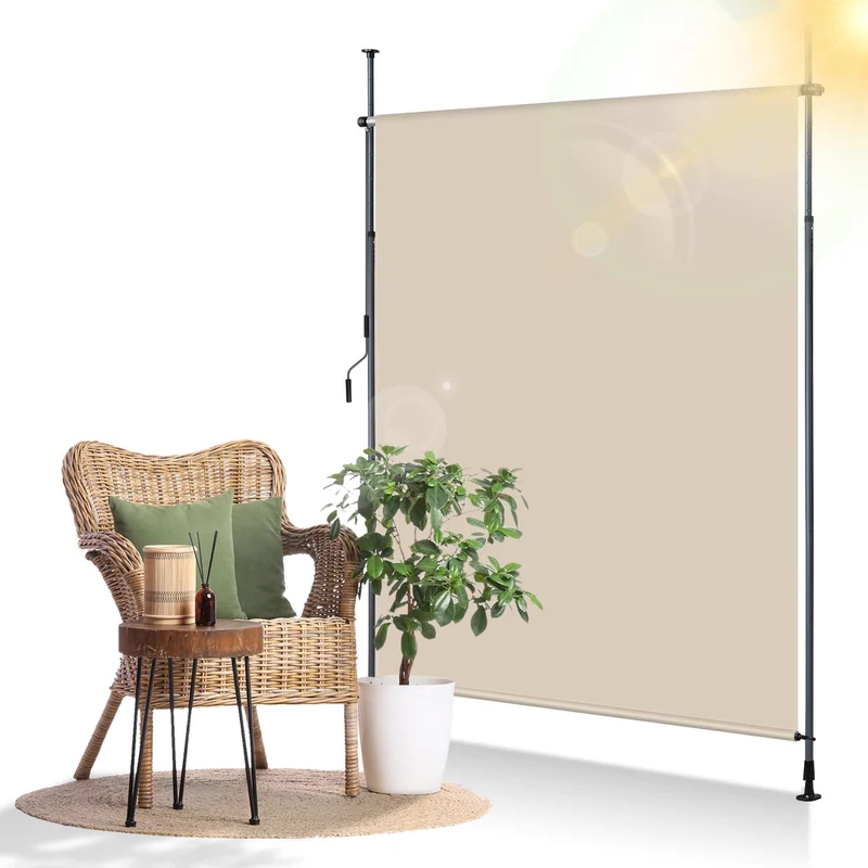 Lospitch Klemmmarkise 150×305 cm ohne Bohren