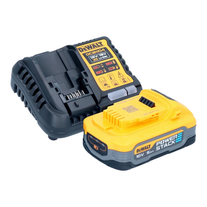 DeWalt DCN 930 H1 Akku Nagler 18 V 50 - 90 mm Brushless + 1x Powerstack Akku 5,0 Ah + Ladegerät