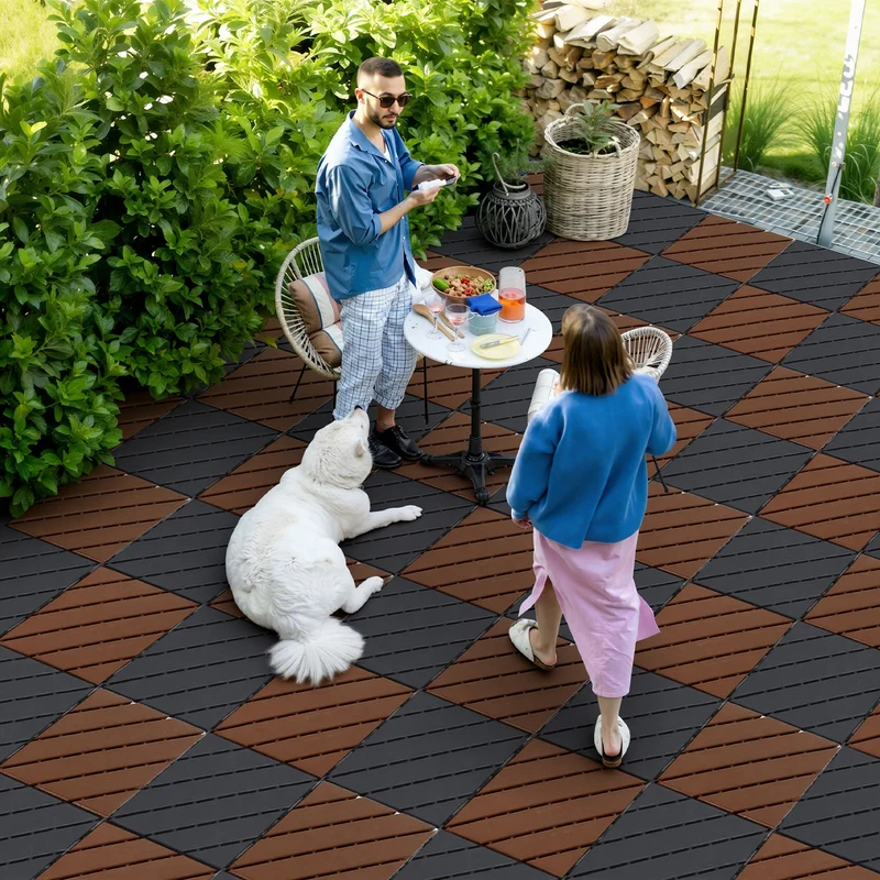 Lospitch PP Terrassenfliesen 30 × 30 cm