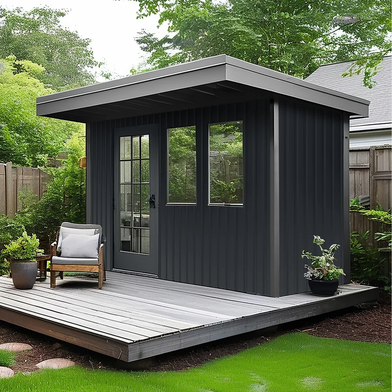 Lospitch Trapezblech Dachblech 129 × 46 cm für Gartenhaus