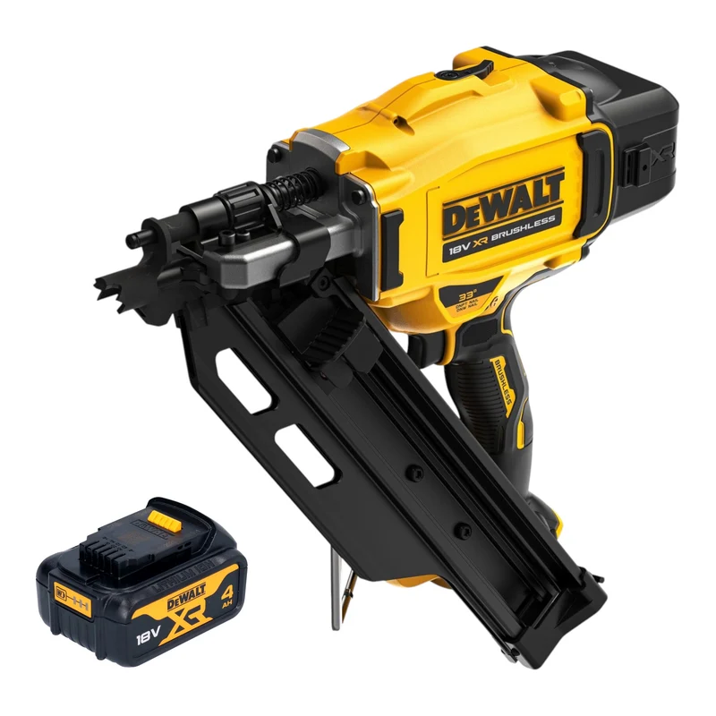 DeWalt DCN 930 N Akku Nagler 18 V 50 - 90 mm Brushless + 1x Akku 4,0 Ah - ohne Ladegerät