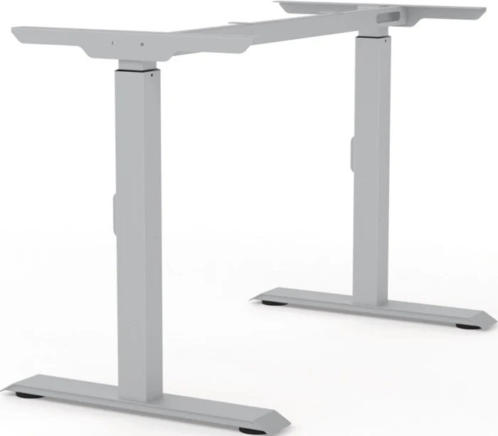 BMB Tischgestell weißaluminium RAL 9006 Hub 650-830 mm Höhe 900 mm ( 3000272176 )