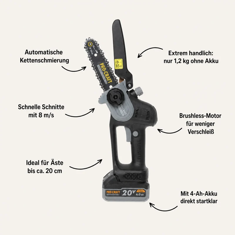 Procraft 3 in 1 Garten-Allrounder Set PS210PB