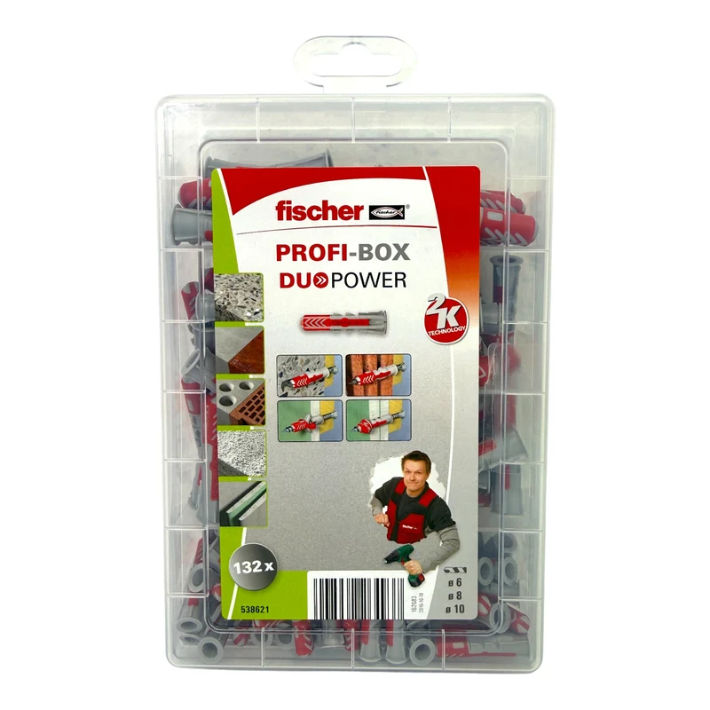 Fischer Profi-Box DuoPower Dübel Set 132 teilig ( 538621 )