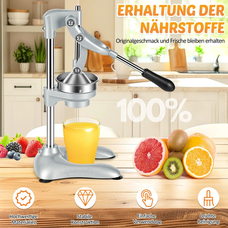Lospitch Manuelle Saftpresse für Camping und Outdoor