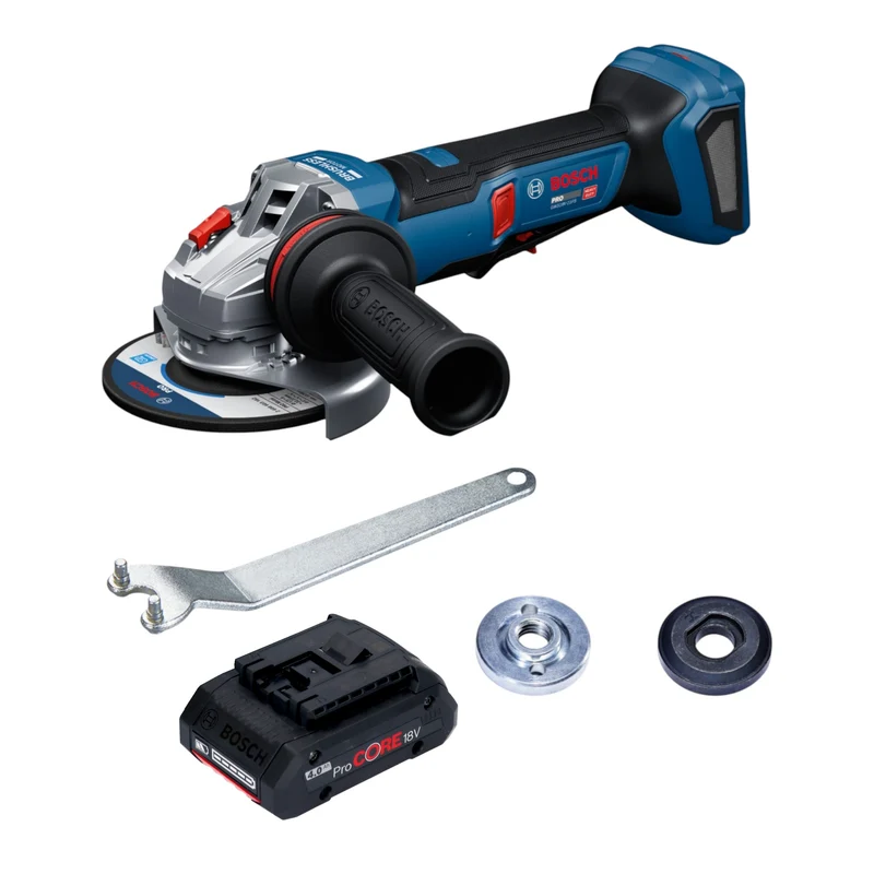 Bosch GWS 18V-11 PS Akku Winkelschleifer 18 V 125 mm Brushless + 1x ProCORE Akku 4,0 Ah - ohne Ladegerät