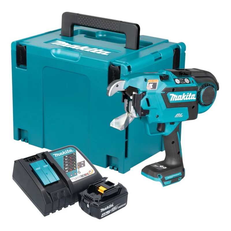 Makita DTR 181 RM1J Akku Bewehrungsverbinder 18 V 0,8 mm Brushless + 1x Akku 4,0 Ah + Ladegerät + Makpac