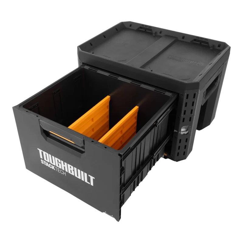 Toughbuilt STACKTECH Werkzeug Box abschliessbar mit 1 Schublade 533 x 406 x 395 mm ( TB-B1-D-71 )