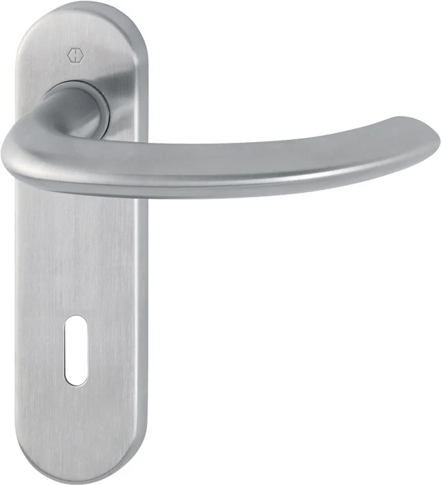 HOPPE Kurzschildgarnitur Marseille E1138Z/353K Edelstahl F69 ( 3000252289 )