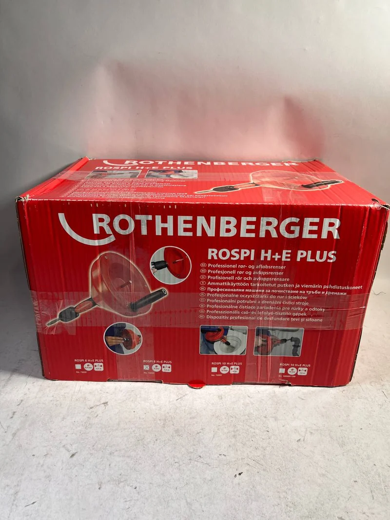 Rothenberger ROSPI 8 H+E Plus Hand Rohrreinigungsgerät Spirallänge 7,5 m ( 72095 ) - Gebraucht