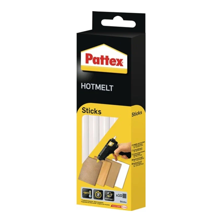 PATTEX Heißklebepatronen Hot Sticks Länge 200 mm Klebepatronen-Ø 11,3 mm 6 Stück ( 4000353465 )