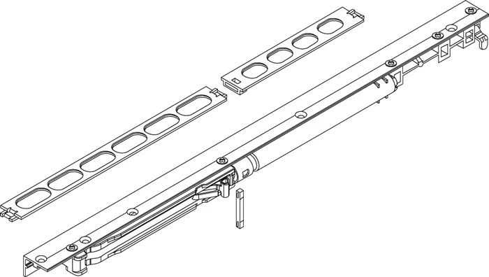 GEZE Einzugsdämpfung Levolan 120 Softstop Komplettset links ( 3000255373 )