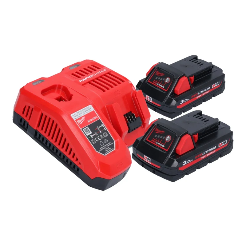 Milwaukee M18 ONEFLT-302X Akku Schließringbolzensetzgerät 18 V 4,8 / 6,4 / 9,53 mm + 2x Akku 3,0 Ah + Ladegerät + HD Box