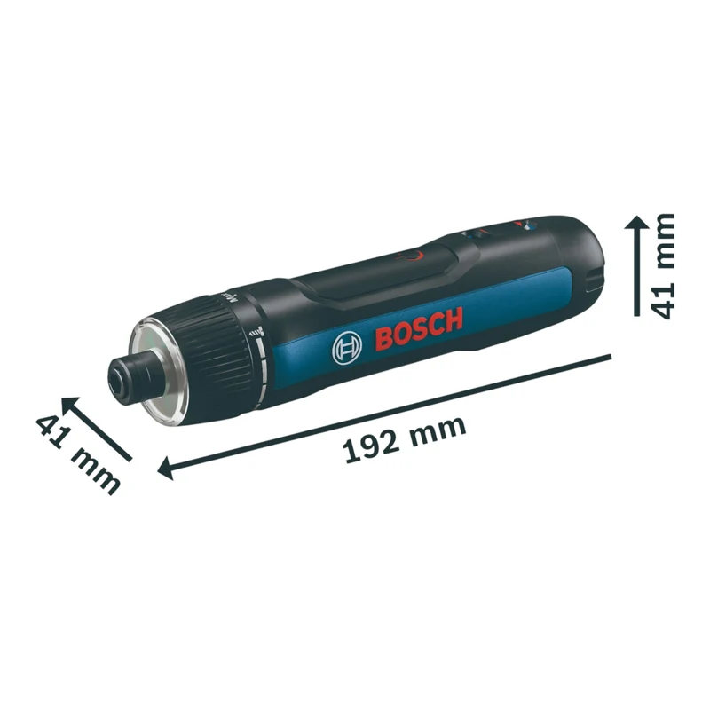 Bosch GO Professional Akku Schrauber 3,6 V 5 Nm 1/4" + 8 tlg. Bit Set + Koffer ( 06019H2201 )