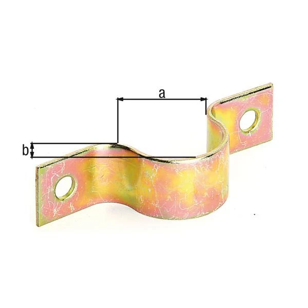 GAH Alberts Rohrschelle ( 8001586369 ) L86,5xB20xH24mmStahl für Rohre 25 mm 1” 20 Stück