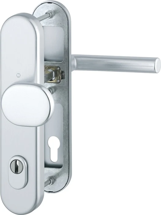 HOPPE Schutzgarnitur Amsterdam 86G/3332ZA/3310/1400 Aluminium F1 ( 3000209122 )