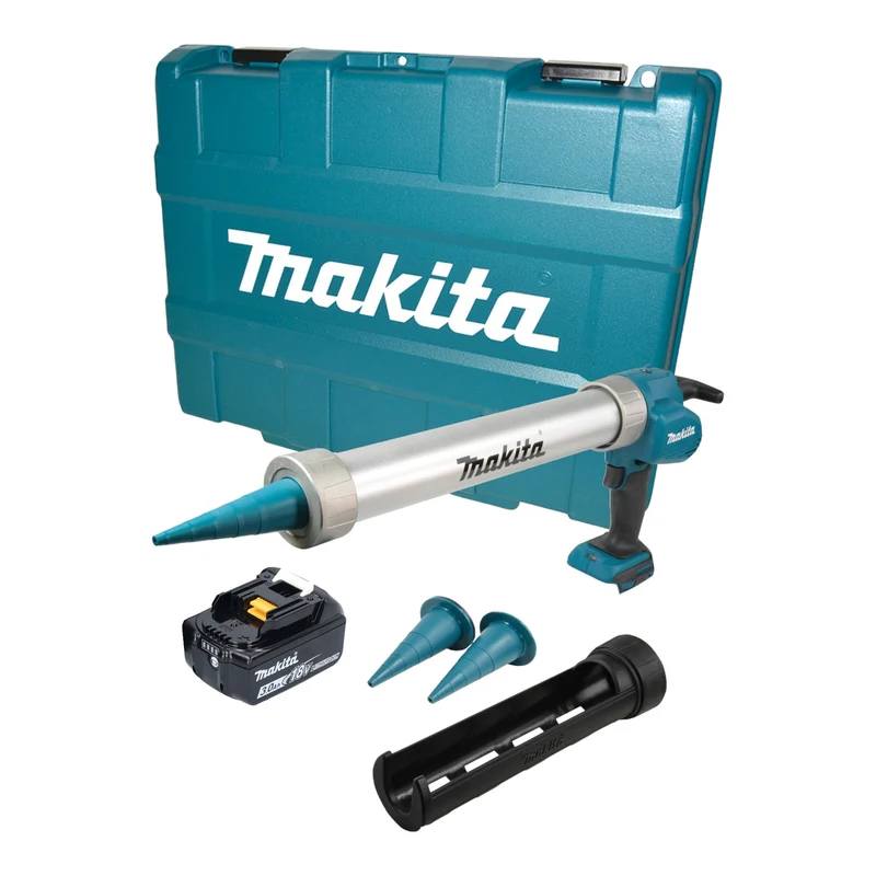 Makita DCG 180 F1XK Akku Kartuschenpistole 18 V 300 / 600 ml + 1x Akku 3,0 Ah + Koffer - ohne Ladegerät