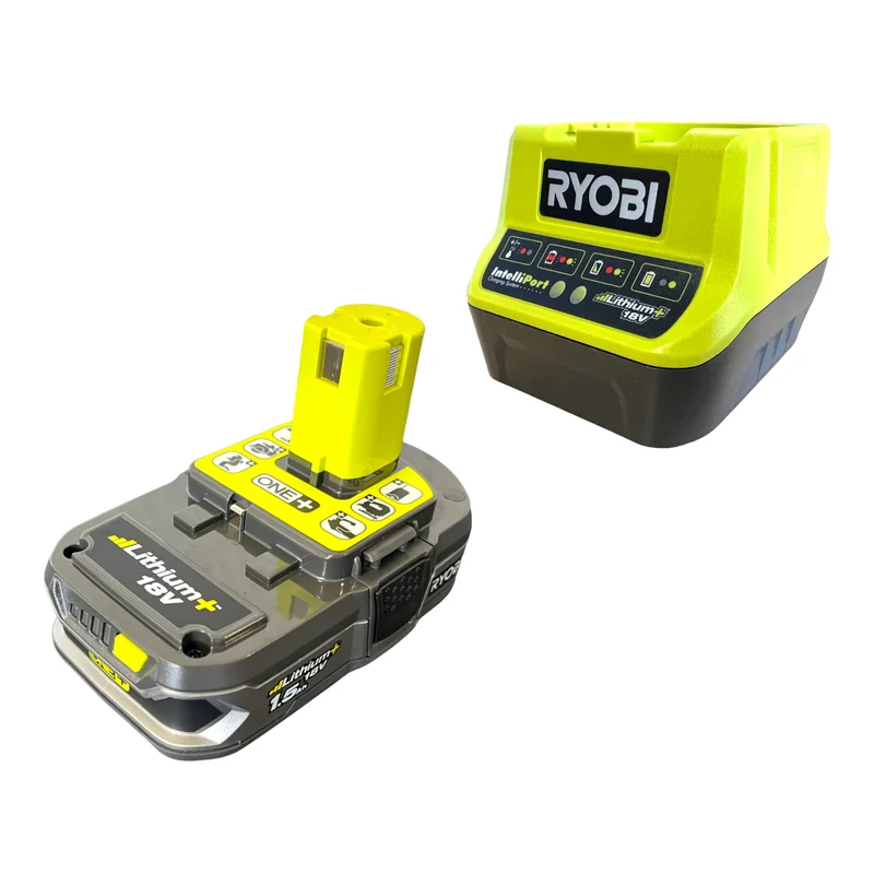 RYOBI R18DA-115 Akku Rohrreinigungsgerät 18 V ONE+ 7,6 m x 16 mm + 1x Akku 1,5 Ah + Ladegerät