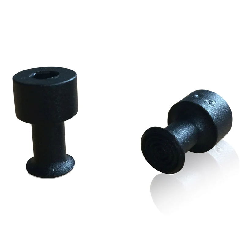 Klebeadapter schwarz Ø10mm