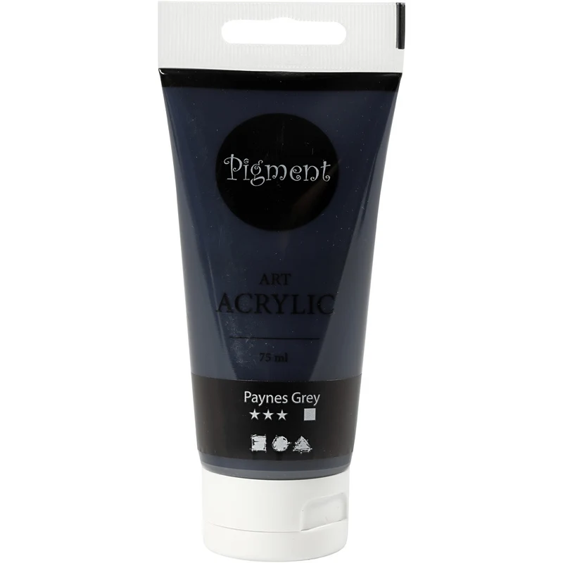 Acrylfarben, Mattglänzend, Transparent, Paynes-Grau, 75 ml/ 1 Fl. [HOB-35157]