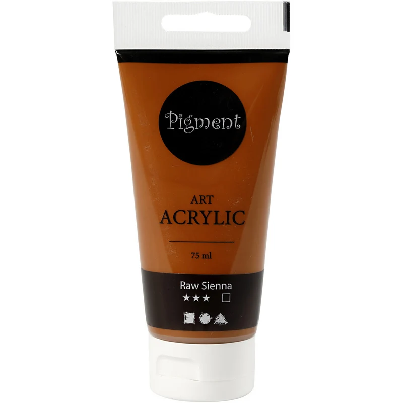 Acrylfarben, Mattglänzend, Deckend, Sienna, 75 ml/ 1 Fl. [HOB-35155]