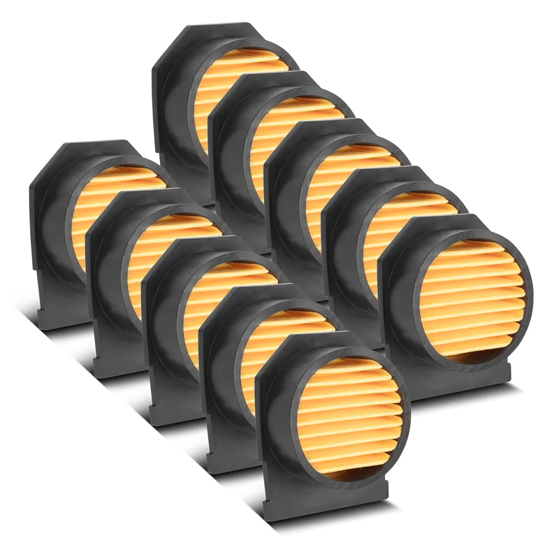 STAHLWERK 10er Set Ansaugluftfilter für Kompressoren | Ersatzfilter | Luftfilter | Saugfilter | Partikelfilter | Kompressor-Filter ausgelegt für 900 – 1450 Watt