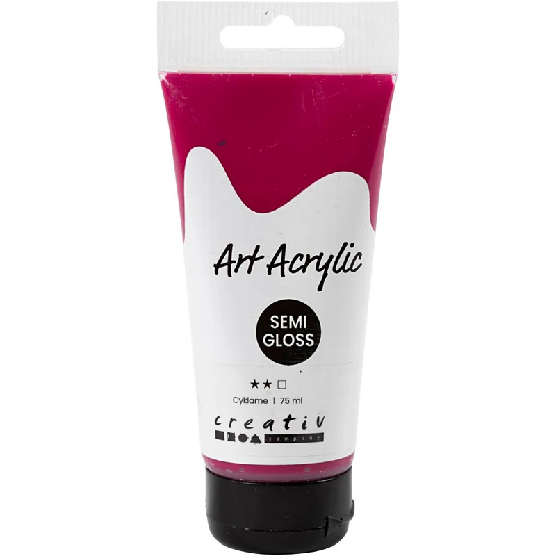 Acrylfarben, Mattglänzend, Transparent, Zyklam, 75 ml/ 1 Fl. [HOB-35147]