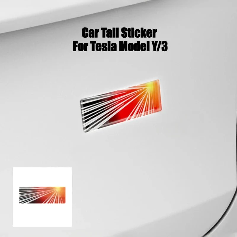 Erste Auflage für Tesla Model Y Launch/Juniper/Model 3 Highland 2025 Auto-Design-Logo-Accessoires – Erste Gedenkedition