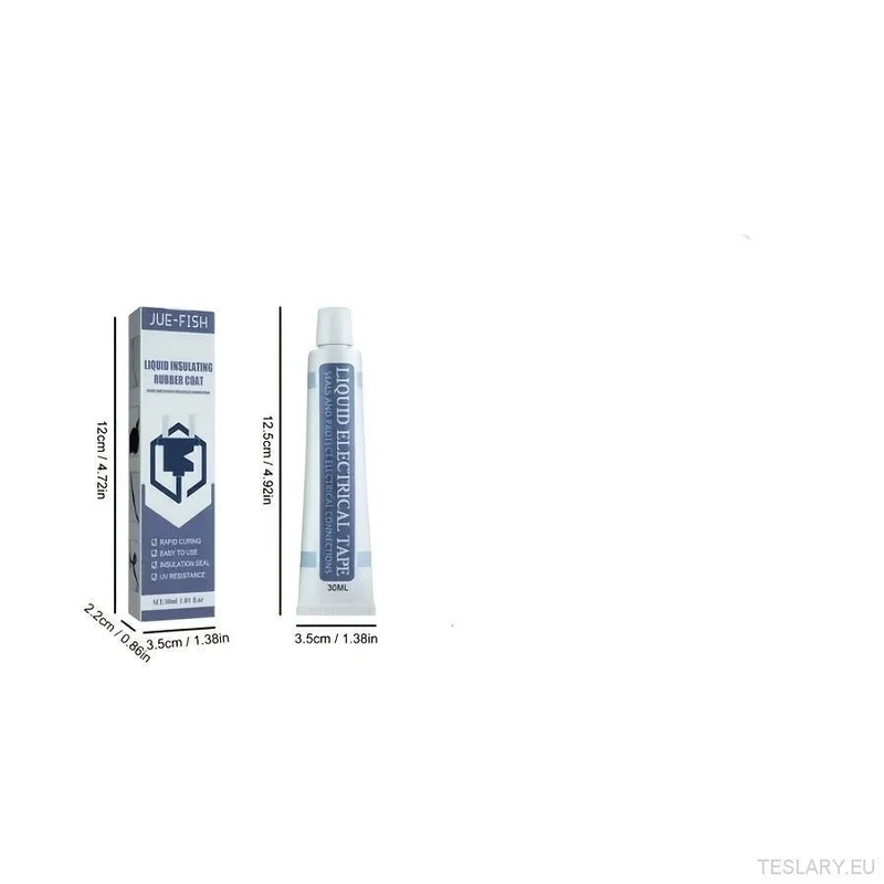 Flüssiges Isolierband, Reparaturgummi, elektrisches Kabel, Kabelmantel, Fix Line Kleber, elektrisch, 30 ml