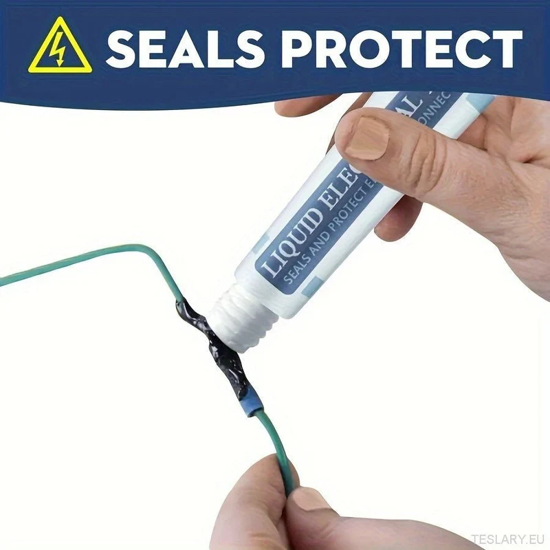 Flüssiges Isolierband, Reparaturgummi, elektrisches Kabel, Kabelmantel, Fix Line Kleber, elektrisch, 30 ml