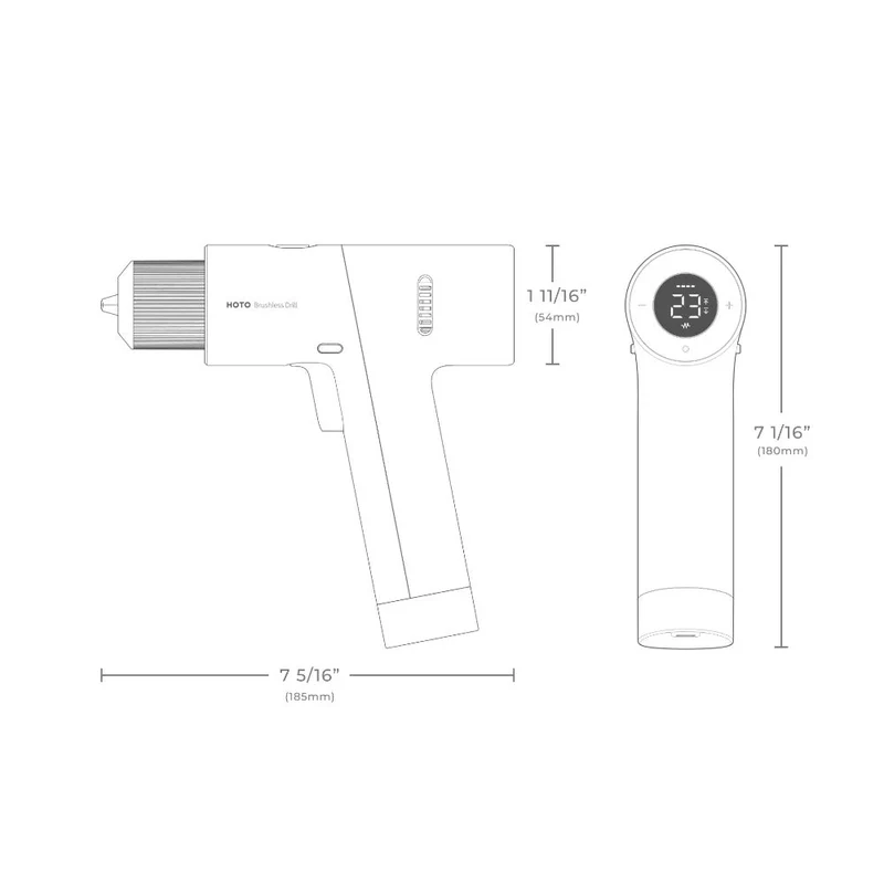Cordless Brushless Electric Drill