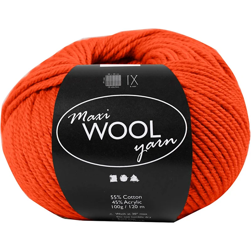 Wolle, L 125 M, Rostrot, 100 g/ 1 Knäuel [HOB-447406]