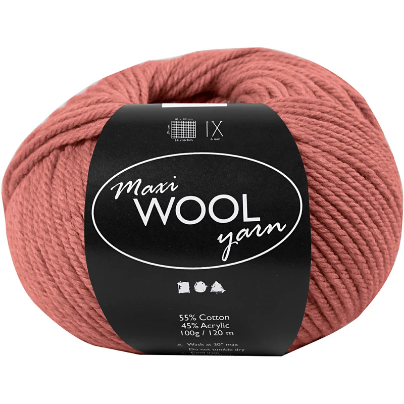 Wolle, L 125 M, Dunkelrosa, 100 g/ 1 Knäuel [HOB-447405]