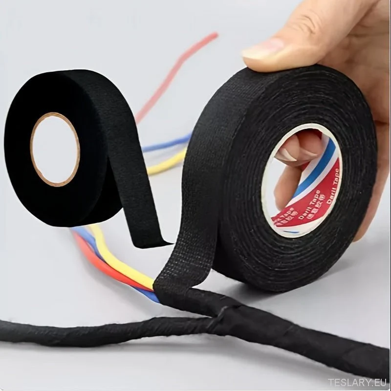 Gewebeklebeband, ideal zur Schalldämmung, Lärmreduzierung und für weitere Klebeanwendungen, 25 mm breit, 15 m lang.