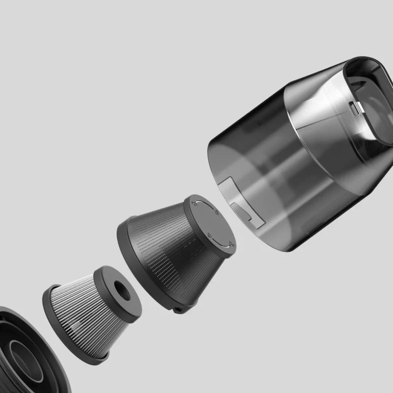 HOTO Compressed Air Capsule Electric Air Duster & Vacuum