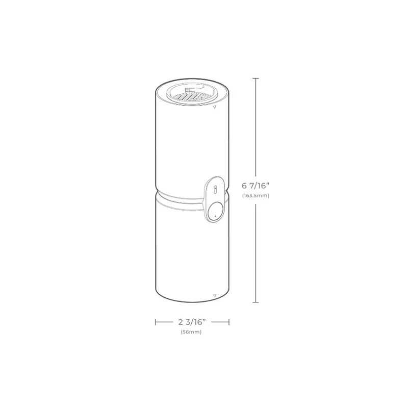 HOTO Compressed Air Capsule Electric Air Duster & Vacuum