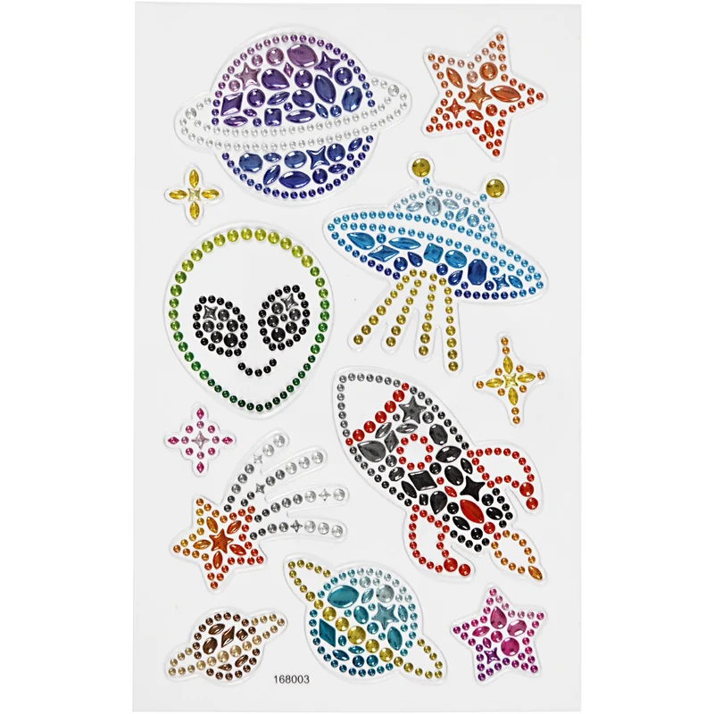 Diamant-Sticker, Im All, Blatt 10x16 cm, 1 Bl. [HOB-284037]