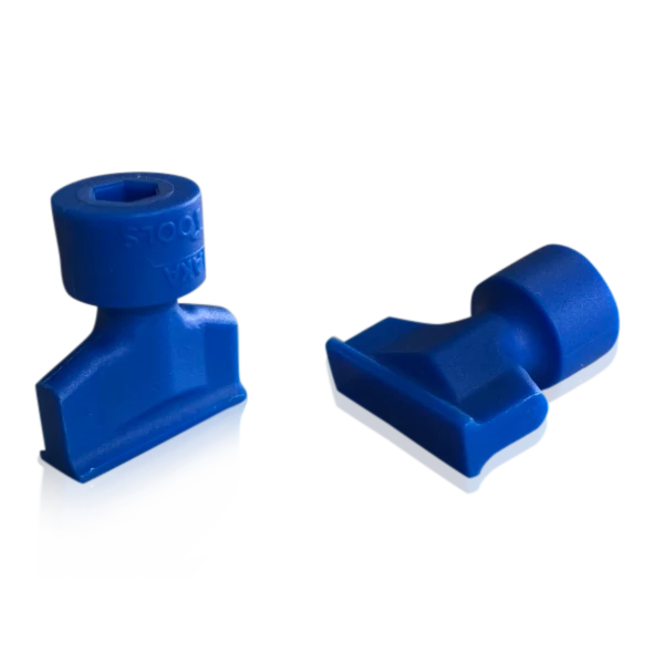 Klebeadapter blau 20x6mm
