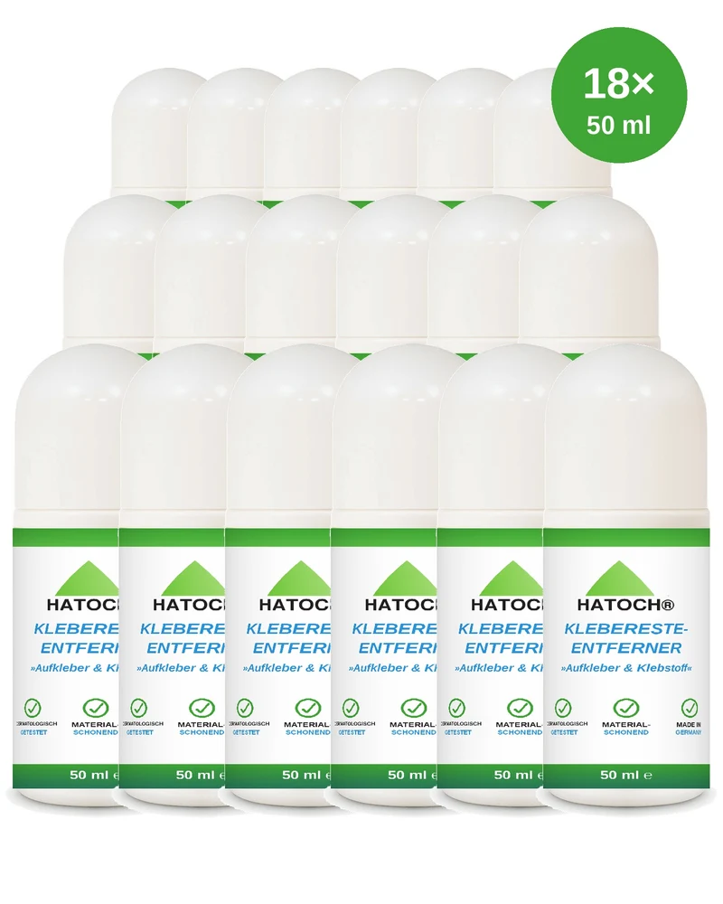 HATOCH® Klebereste / Klebstoff Entferner 50ml 18er Karton