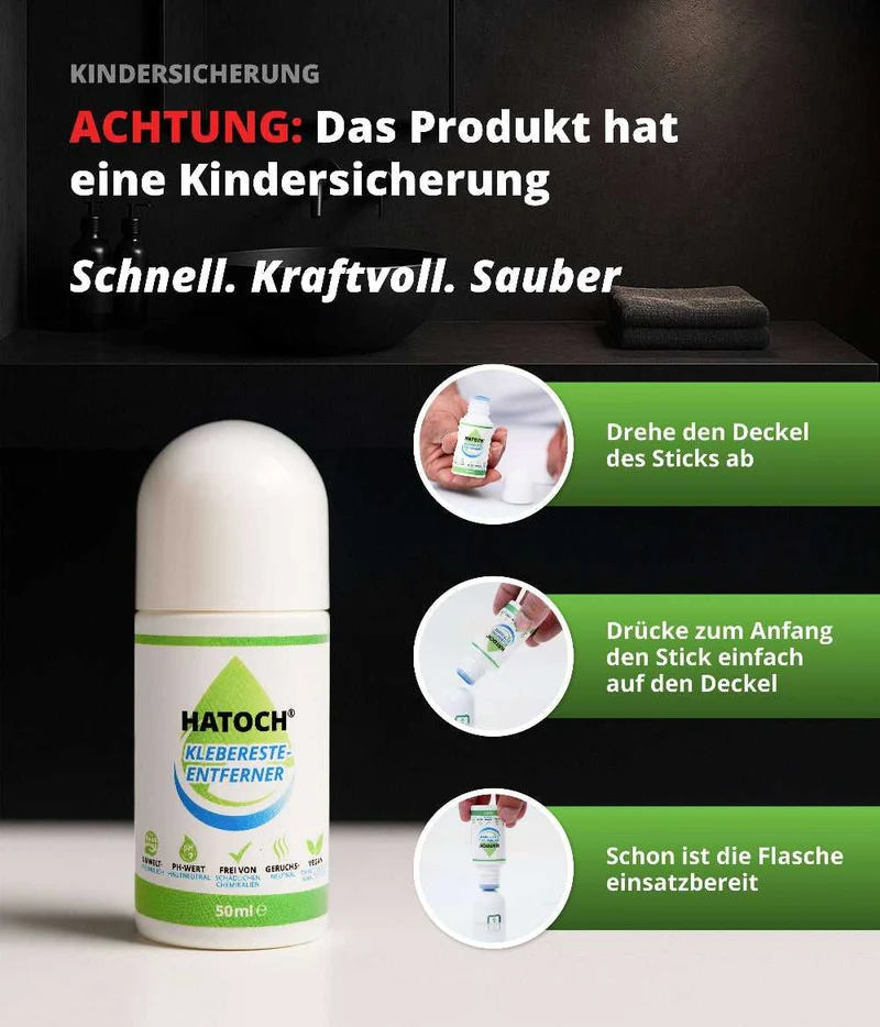 HATOCH® Klebereste / Klebstoff Entferner 50ml 18er Karton