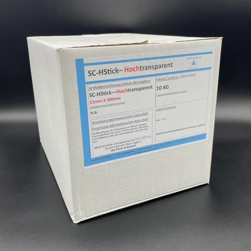 10,00 Kg Hochtransparente Hotmelt, Heisskleber, Klebesticks,Glue Sticks 11mm x 300mm Kostenloser Inlandsversand!!!