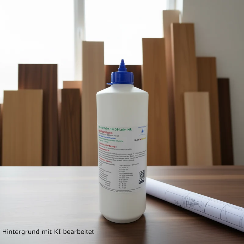 Holzleim D3 1,00kg Bastelleim wasserfest ca.20 % nachwachsende Rohstoffe